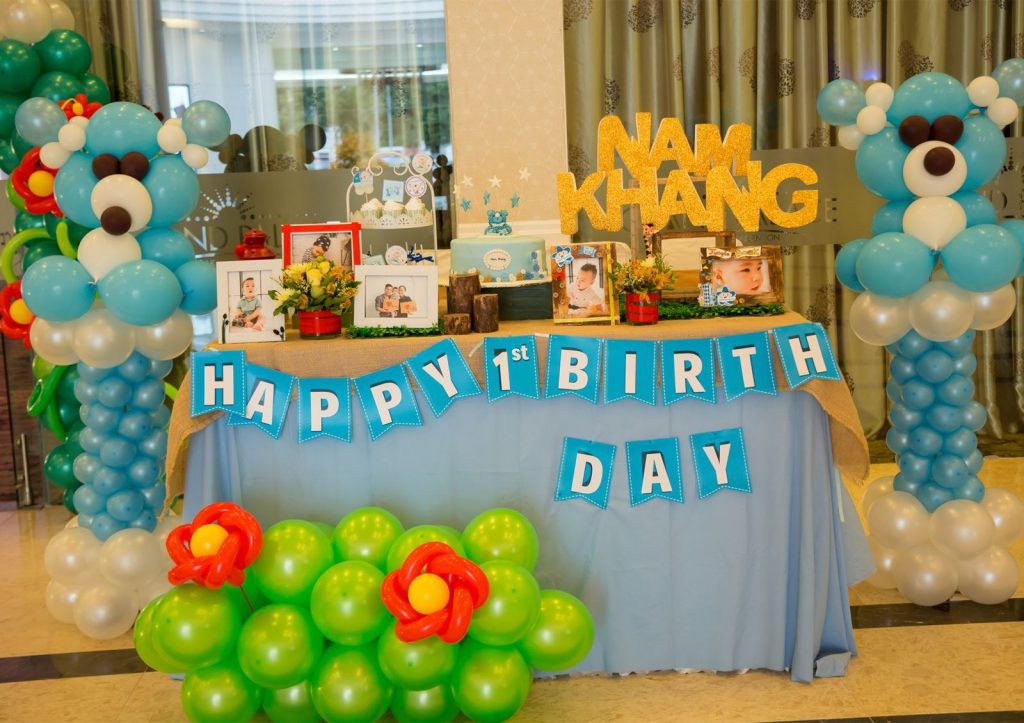 Trang trí sinh nhật bé Nam Khang