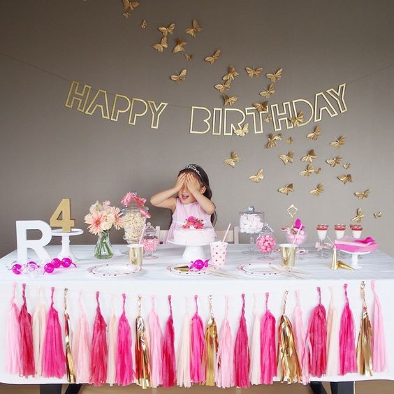 Trang trí sinh nhật cho bé gái đẹp nhất với 3 cách đơn giản