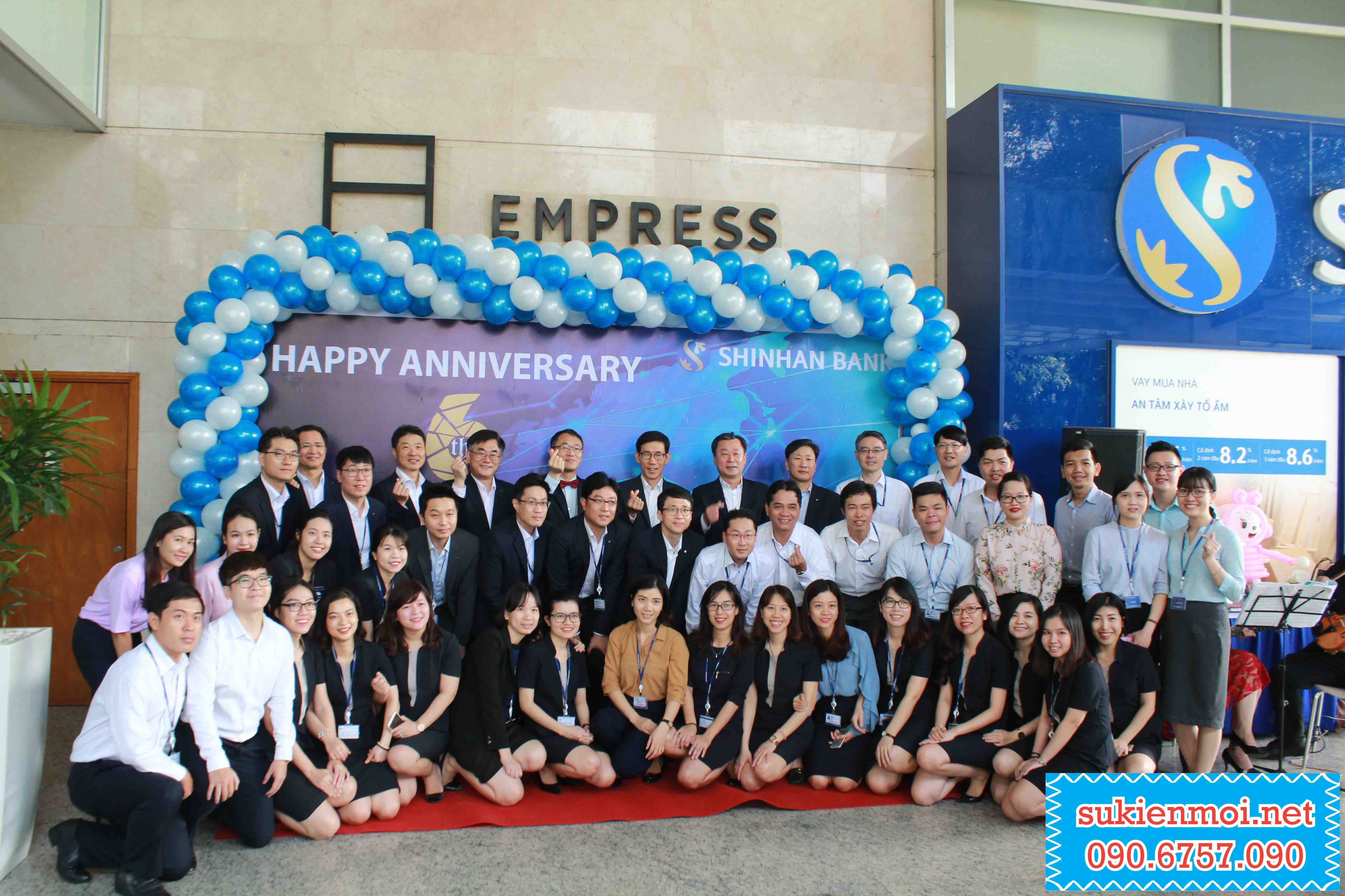 Tổ chức sự kiện kỷ niệm 6 năm thành lập SinHanbank